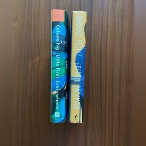 2 Book of the Month books Anxious People & Little Fires Everywhere in EUC.